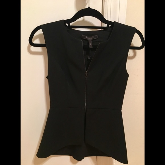 BCBG Peplum zipper shirt XS - Picture 5 of 5
